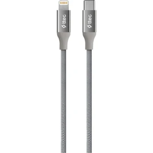 Alumicable USB-C Lightning Hızlı Şarj Kablosu 150CM Uzay gr