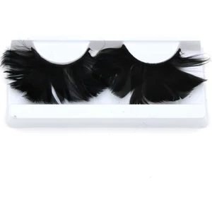 Alya Simin Renkli Tüy Takma Kirpik Party Kirpikleri