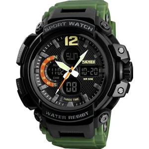 Skmeı 1343 Erkekler Açık Spor Su Geçirmez Izle Öğrenci Dijital Izle (Armygreen) (Yurt Dışından)