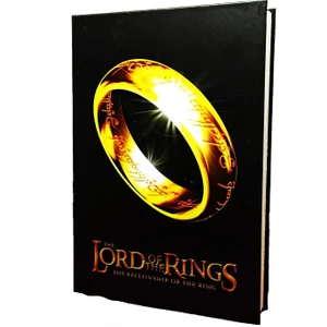 Afillix Concept Siyah L. Of The Rings Tasarım 160 Sayfa Çizgisiz Defter