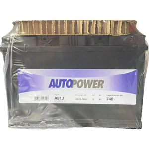 AUTO POWER 12 Volt 91 Amper Autopower Akü