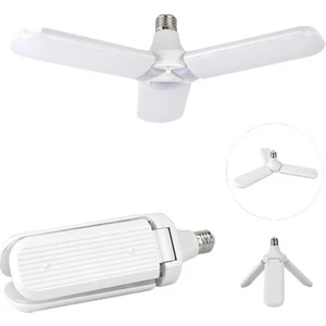 Bossled 3 Kollu Katlanabilir Pervane LED Ampul 40 Watt Beyaz Işık Pervane LED Ampul