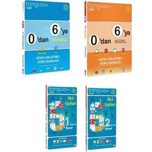 Tonguç Akademi 6. Sınıf Konu Anlatımlı Soru Bankası Seti 4 Kitap