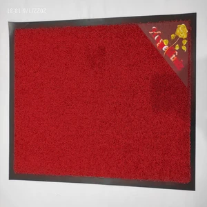 Nem Alıcı Kalın Iç Dış Kapı Önü Paspas Sarı Gül Sticker 50X75 Kauçuk Kenar