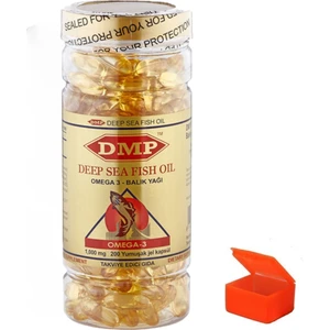 Omega 3 Balık Yağı 1000 Mg 200 Softgel + Hap Kutusu