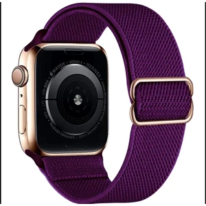 Gregoss Mürdüm Apple Watch 2,3,4,5,6,se,7 Seri UYUMLU(42/44/45MM) Elastik Tokalı Bez Kordon Kayış
