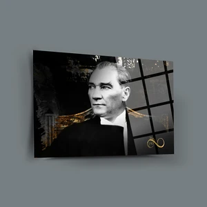 Srd Concept Atatürk 8 Cam Tablo-Atatürk Tablosu