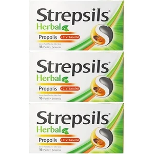 Herbal Propolis Aromalı 16 Pastil 3 Adet