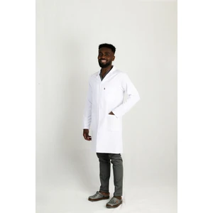 Gömlek Yaka Beyaz Renk Doktor Öğretmen Önlüğü