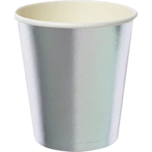 Gümüş Renk Karton Bardak 8'li