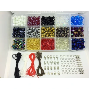 Yağmur Gökçe No:44 Kristal Boncuk Seti ( 8mm Kristal Boncuk )