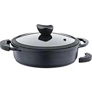 Palladium 26 cm Siyah Kısa Tencere PK2604