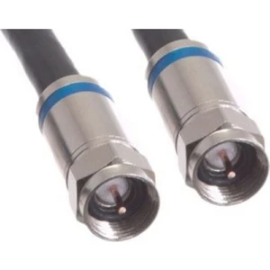 Crescent Digitürk Sıkmalı F Konnektörlü Hazır Uydu Anten Kablosu Folyolu Rg6 7 Metre