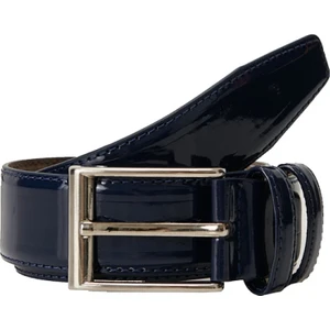 ALTINYILDIZ CLASSICS Erkek Lacivert Klasik Desensiz Rugan Takım Elbise Kemeri