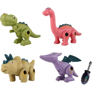Dinozor Oyuncakları Matkap ile Alın, Dıy Inşaat 5 Adet Set
