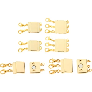 Kolye Katmanlama Toka Manyetik 2-3 Strands Ayırıcı Altın 6 Adet(Yurt Dışından)