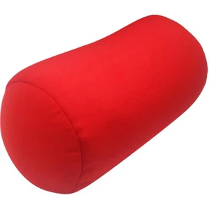 Yumuşak Bolster Yastık Vücut Desteği Silindir Boyun Yastığı Seyahat Parlak Kırmızı