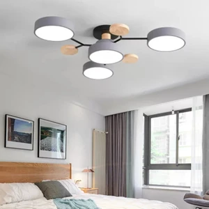 Modern Ahşap LED Avize
