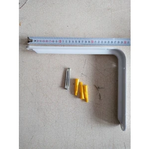 Drl Hirdavat 230X290 mm Beyaz Raf Altı - Destek 4 Adet + Dübel Vida