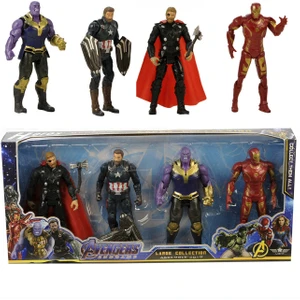 Endgame Işıklı 4'lü Set-Thor,ıronman,thanos,amerika
