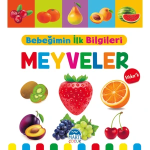 Martı Çocuk Yayınları Bebeğimin İlk Bilgileri – Meyveler (Sticker’lı) - Mine Sultan Ünver