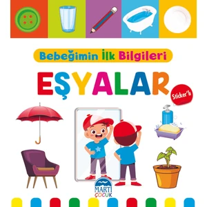 Bebeğimin İlk Bilgileri – Eşyalar (Sticker’lı) - Mine Sultan Ünver