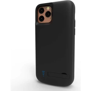 Apple iPhone 13 Pro Max 6000 Mah Şarjlı Standlı Kılıf Siyah
