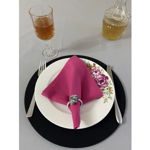 Zeren Home Sıvıya Dayanıklı Servis Peçetesi Gül Kurusu 35 x 35 & Yüzük