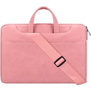 ST06SDJ Buzlu Pu Iş Laptop Çantası, Boyut:13.3 Inç Pembe (Yurt Dışından)
