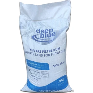 Havuzavm-Kum Filtre Için 0,5-1,2mm Deep Blue 25 Kg.