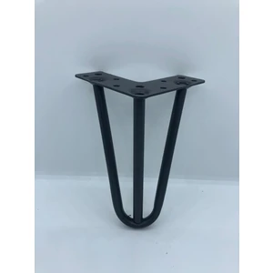 Metal, 3 Mil 15*10*10 Siyah Koltuk, Mobilya  Ayağı (4 Adet)