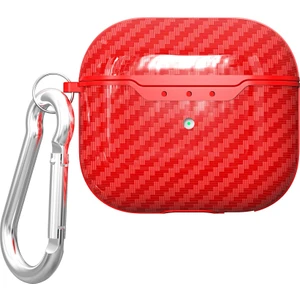 EX Beauty Apple Airpods Pro 3 Için Karbon Fiber Yumuşak Tpu Darbeye Dayanıklı Koruyucu Kılıf (Yurt Dışından)