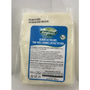 Has Aygören Şirden Mayalı Olgunlaştırılmış Tam Yağlı Sürmeli Klasik Beyaz Peynir 1000 gr Dilim