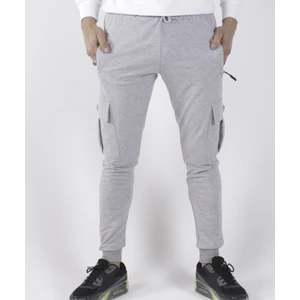 Black Steel Yanları Kargo Cepli Düz  EŞOFMAN-8820