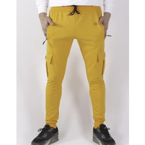 Black Steel Yanları Kargo Cepli Düz  EŞOFMAN-8820