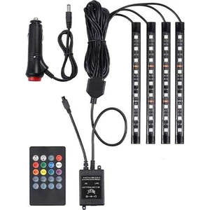 Ayak Altı LED Sese Duyarlı LED Müziğe Duyarlı 9 LED Çakmaklık Girişli