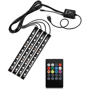 USB Girişli Ayak Altı LED Sese Duyarlı LED Müziğe Duyarlı 9 LED