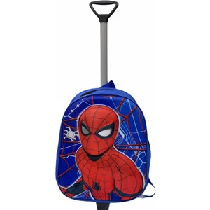 Anaokulu Çocuk Valiz Sırt Çantası Okul Çanta Çekçekli Kahraman Adam Yumuşak Ön Yüzey 5d Boyutlu