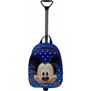 Anaokulu Çocuk Valiz Sırt Çantası Okul Çanta Çekçekli Miki Fare Abs Ön Yüzey 5d Boyutlu