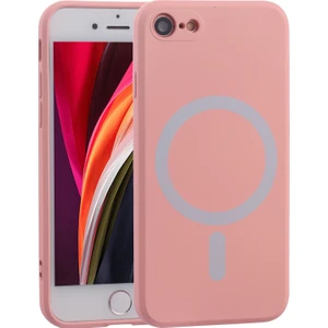 Silikon Magsaafe Kılıf iphone Se 2020/7/8 Pembe  (Yurt Dışından)
