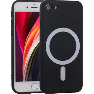 Silikon Magsaafe Kılıf iphone Se 2020/7/8 Siyah  (Yurt Dışından)