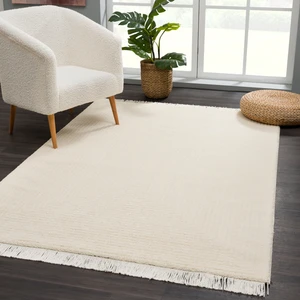 Giza Home Pandora Krem Modern Peluş Oturma Odası ve Salon Halısı 1104-RR66 200x290