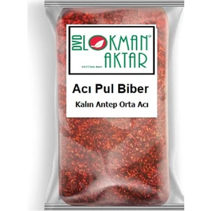 DVD Lokman Aktar Lokman Aktar Kalın Pul Biber Antep Orta Acı 250 gr