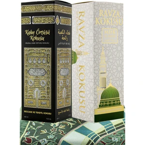 Medine Ravza Ve Kabe Örtüsü Kokusu Medine Ravza Motifli Seccade