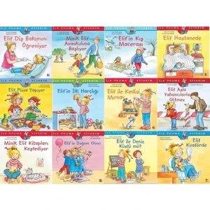 Iş Kültür Yayınları Ilk Okuma Kitaplarım Elif Serisi 12 Kitaplık Set