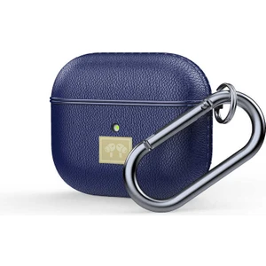 Nezih Case Apple Airpods 3. Nesil Uyumlu Dikişli Deri Görünüm Silikon Kılıf