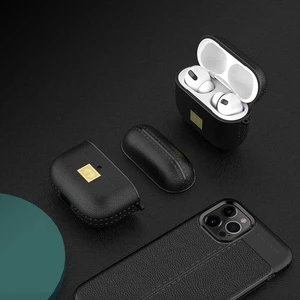 Nezih Case Apple Airpods 3. Nesil Uyumlu Dikişli Deri Görünüm Silikon Kılıf