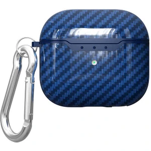 Nezih Case Apple Airpods 3. Nesil Uyumlu Carbon Fiber Design Silikon Cover