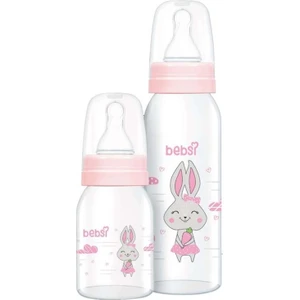 Cam Biberon Seti (250ML+125ML) - Pembe