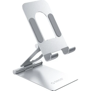 LST-S1 Metal Katlanabilir Telefon Tutucu Stand Gümüş